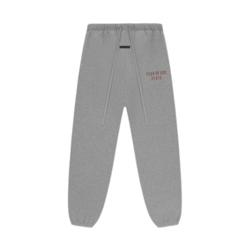 Fear of God Essentials FW24 Dark Heather State Lange Broek