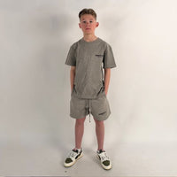 Fear of God Essentials Dark Oatmeal Summer Set Kids