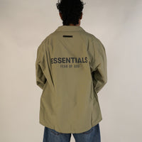 Fear of God Essentials FW20 Coach Jacket Sage