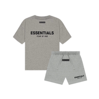 Fear of God Essentials Dark Oatmeal Summer Set Kids