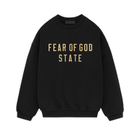 Fear of God Essentials FW24 Black Yellow State Sweater