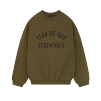 Fear of God Essentials FW24 Olive Sweater