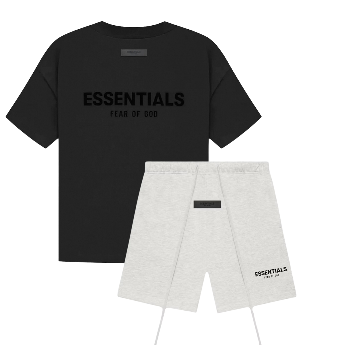 Fear of God Essentials Limo Black + Shorts Summer Set
