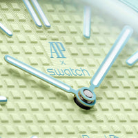 Swatch x Audemars Piguet Bioceramic Royal Pop Blaue Acht