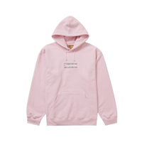 Supreme Burberry Box Logo Hooded Sweatshirt Light Pink