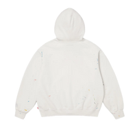 Supreme MM6 Maison Margiela Box Logo Zip Up Hooded Sweatshirt White