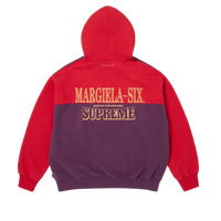 Supreme MM6 Maison Margiela Eagle Zip Up Hooded Sweatshirt Red