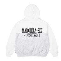 Supreme MM6 Maison Margiela Eagle Zip Up Hooded Sweatshirt White
