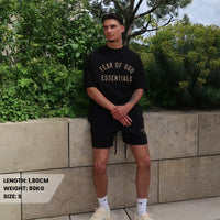 Fear of God Essentials FW24 Black Yellow Summer Set